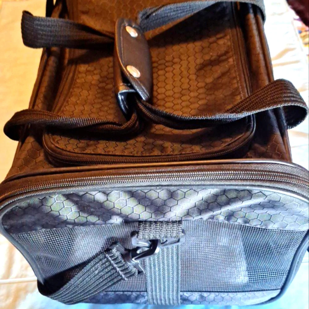 Small pet carrier.